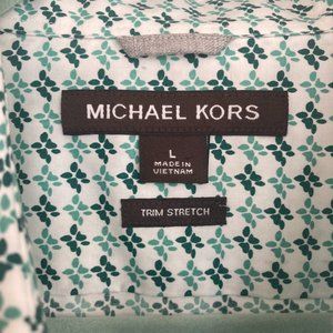 Button Down Dress Shirt Michael Kors